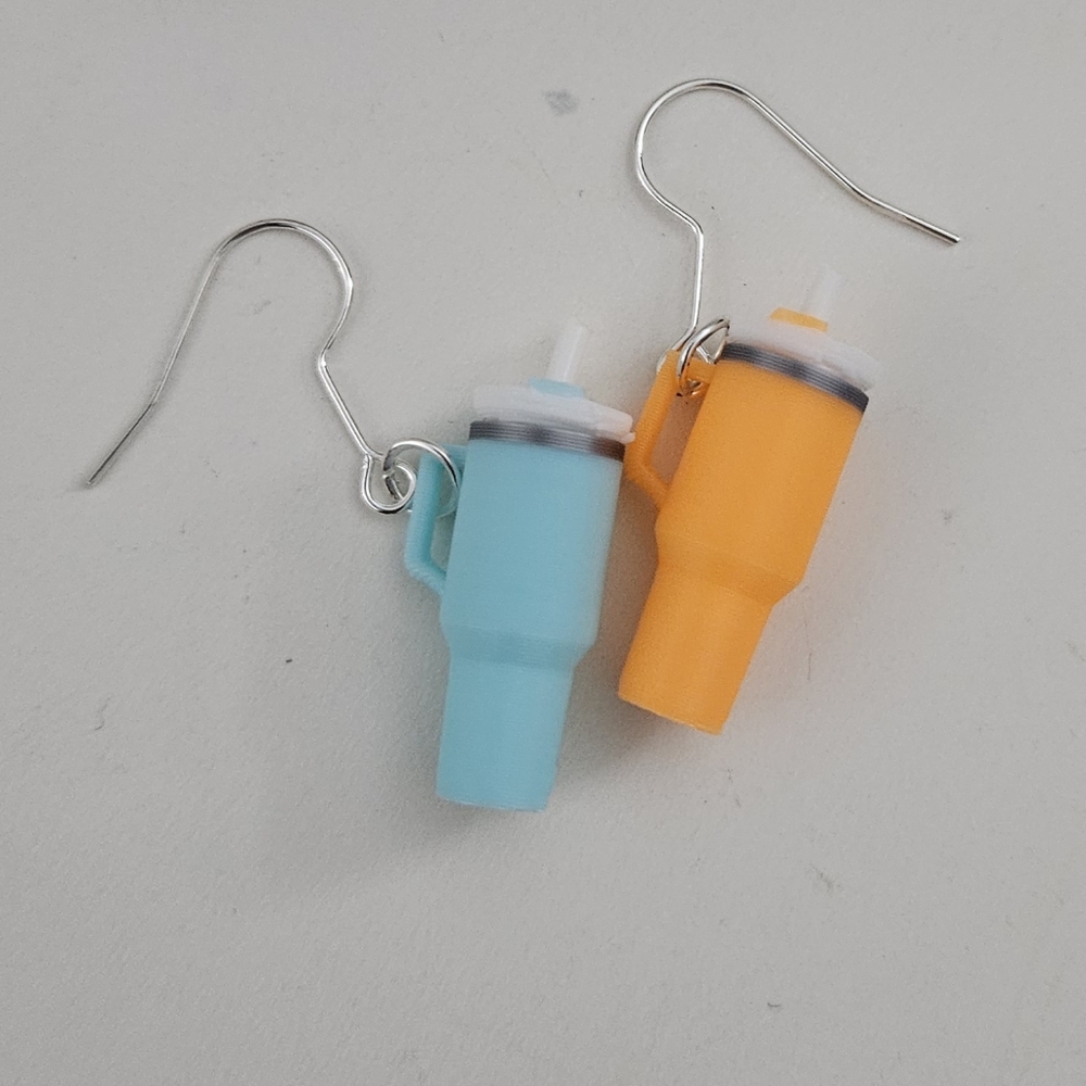 Mini Stanley Drink Cup Dangle Earrings